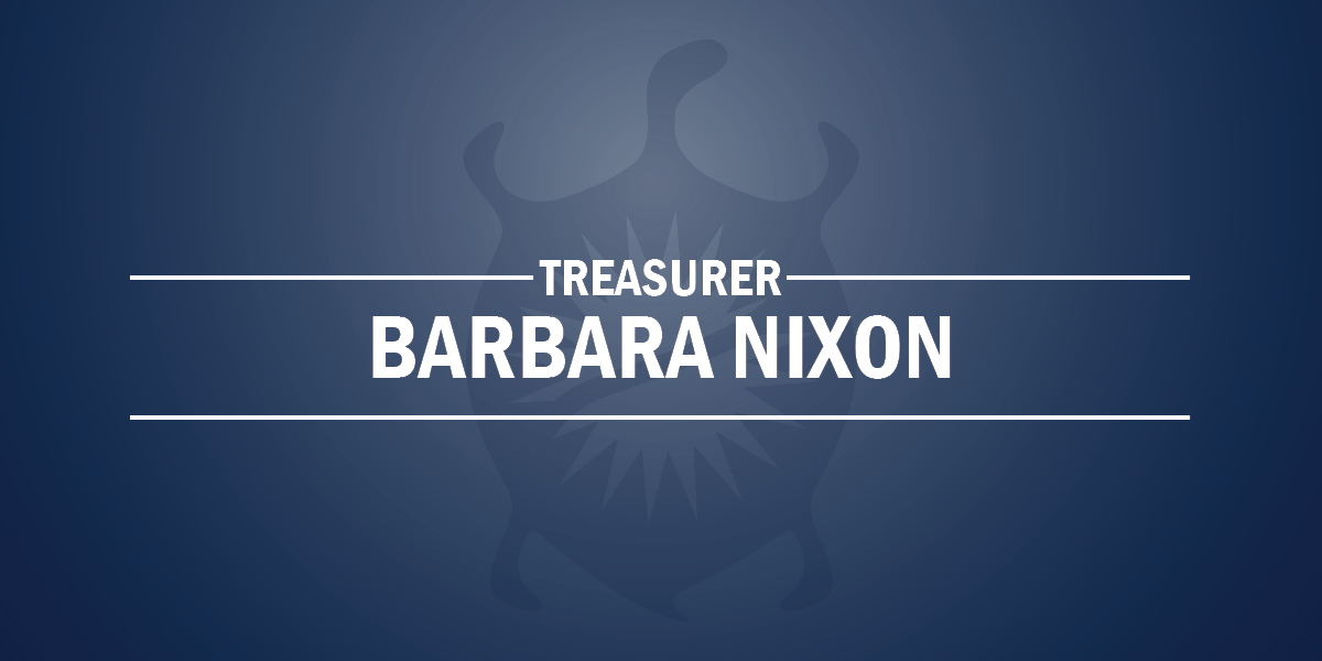 Barbara Nixon Newly Elected Treasurer on October 5, 2019