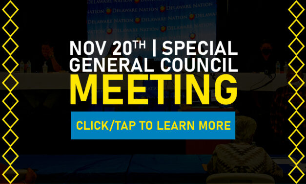 Special General Council Meeting November 20, 2021 In Anadarko, OK