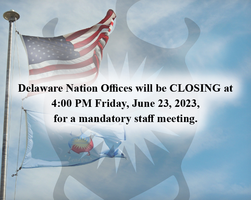 CLOSING at 4 PM For Staff Meeting