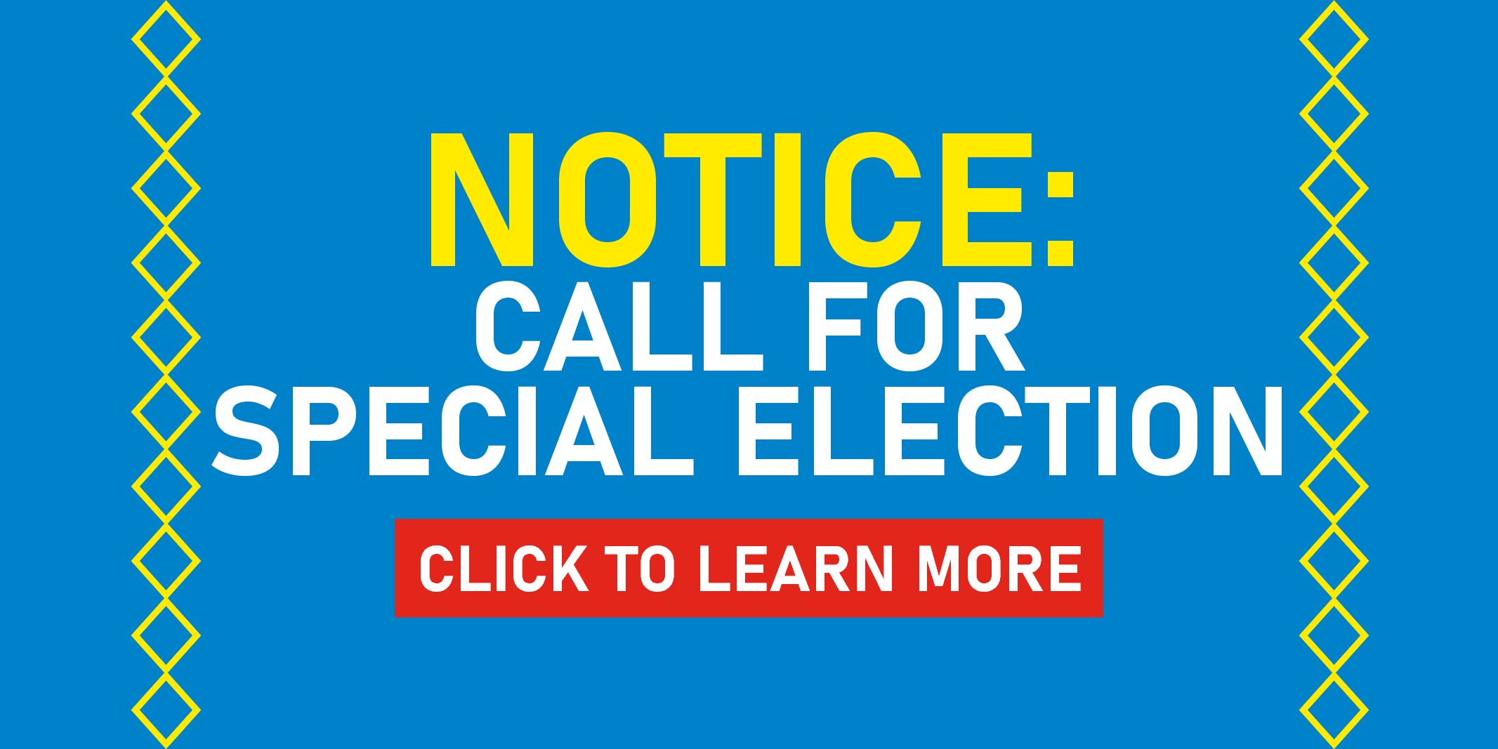 Call For Special Election